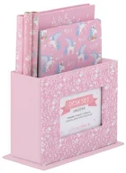 Wyposażenie pokoiku dziecięcego - A Little Lovely Company A Little Lovely Company - zestaw na biurko Jednorożec - miniaturka - grafika 1