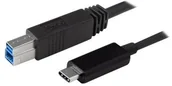 Kable USB - StarTech com com USB 3.1 USB-C to USB-B Cable - USB-C cable - 1 m USB31CB1M - miniaturka - grafika 1