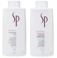 Zestawy kosmetyków damskich - Wella Sp Color Save Szampon 1000 + Odżywka 1000 - miniaturka - grafika 1