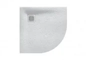Brodziki prysznicowe - Roca AP10538438401630 TERRAN 1/4 koŁa 900x900 mm R550 PERŁOWY - miniaturka - grafika 1