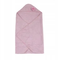 Okrycia kąpielowe dla dzieci - Ręcznik Kąpielowy Eco organic Flower pink - miniaturka - grafika 1