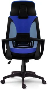 Fotel biurowy, krzesło biurowe Sofotel Fotel biurowy z mikrosiatką Praga - niebieski 2292 - Fotele i krzesła biurowe - miniaturka - grafika 7