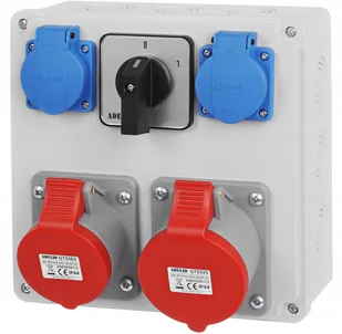 Rozdzielnica Skrzynka Budowlana Z Wyłącznikiem 0-1 - Bezpieczniki elektryczne - miniaturka - grafika 2