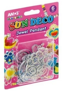 Amos Brelok witrażowy Jewel Pendant AMOS - Artykuły biurowe - miniaturka - grafika 2