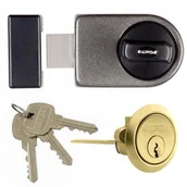 Zamki i wkładki - Gerda Zamek nawierzchniowy Zn 100 grafit - miniaturka - grafika 1