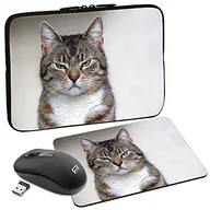 Torby na laptopy - Pedea wzornictwo telefon komórkowy torba na notebooka 10,1 cala/13,3 cala/15,6 cala/17,3 cala 25,6 cm (10,1) + mysz i podkładka SET020-64060583 - miniaturka - grafika 1