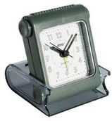 Zegary - Atrix Budzik kwarcowy zasuwany #BH/GY Geo_BH - miniaturka - grafika 1