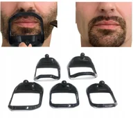 Kosmetyki i akcesoria do pielęgnacji brody - Szablon Do Stylizacji Brody Podbródka Muszkieter - miniaturka - grafika 1