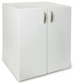 Szafki łazienkowe - Pyramis Szafka pod zlewozmywak nakładany 80x50cm (OKLEINA BIAŁA) 36004401 - miniaturka - grafika 1