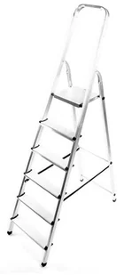 996 99674636 Drabina domowa aluminiowa jednostronna 8 stopniowa wysokość robocza 3,70m) 74636-uniw - Drabiny - miniaturka - grafika 3