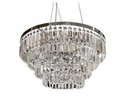 Lampy sufitowe - Azzardo Plafon Salerno AZ2107 dekoracyjna oprawa w kryształowym stylu AZ2107 TOP - miniaturka - grafika 1