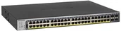 Switche - Netgear GS752TP-200EUS 52-Port Gigabit Smart Managed Pro portowe przełączniki PoE + i 4 SFP ports Czarny GS752TP-200EUS - miniaturka - grafika 1