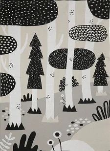 Södahl Pled Magic Forest 100 x 150 cm szary 724419 - Koce Södahl Pled Magic Forest 100 x 150 cm szary 724419 - Koce - miniaturka - grafika 1