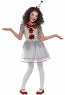 Stroje karnawałowe - SMIFFYS Vintage Clownmädchen - Halloween Clown Kostium Dziecięce Dziewczynki - miniaturka - grafika 1