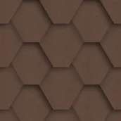 Pokrycia dachowe - IZOLMAT Gont bitumiczny HEXAGONALNY 3 m2 IZOLMAT - miniaturka - grafika 1