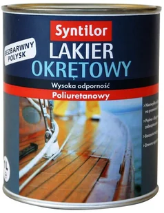 SYNTILOR Lakier zewnętrzny do drewna OKRĘTOWY 1 l SYNTILOR - Farby i impregnaty do drewna - miniaturka - grafika 2