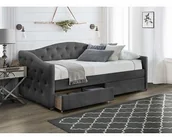 Łóżka - Halmar Łóżko tapicerowane ALOHA Szary 90x200 cm [Wysyłka 2020-09-15] V-CH-ALOHA-LOZ-POPIEL - miniaturka - grafika 1