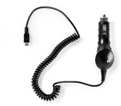 Ładowarki samochodowe - Nedis Nedis CCHAU100ABK - Ładowarka samochodowa 1xUSB 5V / 1A + kabel micro USB - miniaturka - grafika 1