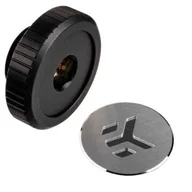 Chłodzenie wodne - EK Water Blocks EK-Quantum Torque Korek uszczelniający G1 / 4 cala - z logo EKWB czarny 3831109826294 - miniaturka - grafika 1