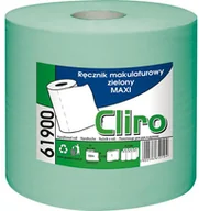 Ręczniki papierowe - Clean Ręcznik papierowy w roli maxi jedna warstwa 150 m zielony makulatura - miniaturka - grafika 1