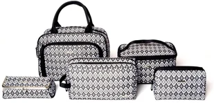 Noble Cosmetic Portfelik Noble Black&White BW002 - Kosmetyczki, organizery i kuferki - miniaturka - grafika 12