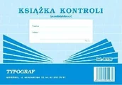 Druki akcydensowe - Typograf Druk Książka kontroli A5 02106 - miniaturka - grafika 1