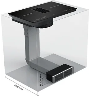 Franke Zestaw montażowy do pracy w trybie recyrkulacji (cokół 10cm) do FMY 839 HI (112.0539.570) - Akcesoria i części do okapów - miniaturka - grafika 2