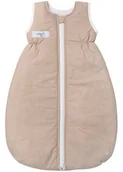 Śpiworki dla dzieci - Bubaland Śpiworek zimowy 2,5 tog niemowlęcy do spania ocieplany "Ciemny Beż" - miniaturka - grafika 1