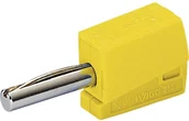 Podzespoły elektroniczne - WAGO Wtyk bananowy z uchwytem sprężynowym Wago 215-511 O 4 mm 20 A żółty 215-511 - miniaturka - grafika 1