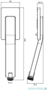 Omnires Parma system wannowy podtynkowy czarny SYSPMW01BL - Baterie podtynkowe - miniaturka - grafika 4