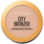 Bronzery i konturowanie twarzy - Maybelline Maybelline City Bronzer puder brązujący do twarzy 250 Medium Warm 8g 71965-uniw - miniaturka - grafika 1