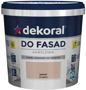 Dekoral Farba Emulsyjna  Polinit Brąz Kawowy Pojemność 1 L - Farby olejne i specjalne - miniaturka - grafika 2