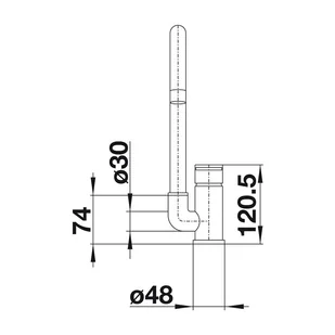 Blanco JETA biały 519730 - Baterie kuchenne - miniaturka - grafika 5