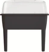 Szklarnie ogrodowe - Prosperplast Szklarnia RESPANA PLANTER SET antracytowy poj.52L DREP770-S433 - miniaturka - grafika 1