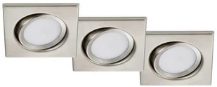 Trio Wpuszczane LAMPY sufitowe RILA 650210306 zestaw 3 podtynkowych OPRAW kwadratowych LED 15W do zabudowy chrom 650210306 - Lampy sufitowe - miniaturka - grafika 2