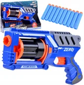 Zabawki militarne - Pistolet Blaster naboje piankowe 10szt broń ZA3286 - miniaturka - grafika 1