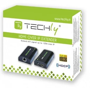 Techly Extender / splitter HDMI Techly po skrętce Cat. 5e/6/6a/7 do 120m, over IP, czarny IDATA EXTIP-373 306004 - Inne akcesoria audio-wideo - miniaturka - grafika 7