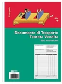Notesy i bloczki - Edipro EDIPRO  E5220C  blok do paszportu wysyłkowego do próby sprzedaży 50 x 2, samowapniający do 29,7 x 22 E5220C - miniaturka - grafika 1