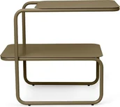 Ławy i stoliki kawowe - Ferm Living Stolik boczny Level oliwkowy 1104263808 - miniaturka - grafika 1