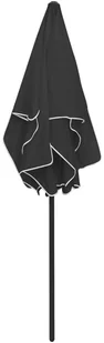 VidaXL Parasol plażowy, czarny, 180x120 cm 314725 VidaXL - Parasole ogrodowe - miniaturka - grafika 7