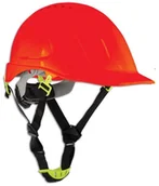 Akcesoria BHP - LAHTI PRO Hełm Przemysłowy Ochronny Czerwony Kat II L1040506 21962 - miniaturka - grafika 1