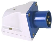 Akcesoria do elektronarzędzi - Unitec 47405l Caravan-ścienna wtyczka przyrządowa CEE 16 A, 3-biegunowy, niebieski 47405L - miniaturka - grafika 1