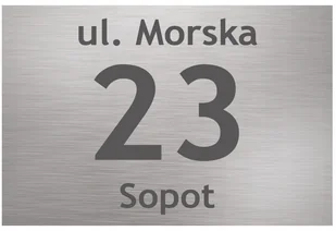 Tabliczka Adresowa z numerem domu tablica 30x20 cm - Numery na dom - miniaturka - grafika 11