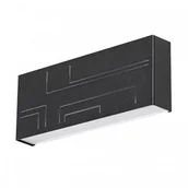 Lampy ogrodowe - Rabalux MARIBOR Czarny LED 12W IP65 4000K Kinkiet zewnętrzny 8873 - miniaturka - grafika 1