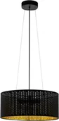 Lampy sufitowe - Eglo Varillas 98313 lampa wisząca zwis oprawa 3x40W E27 czarna/złota Varillas 98313 lampa wisząca zwis oprawa 3x40W E27 czarna/złota - miniaturka - grafika 1