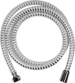 Węże prysznicowe - FALA WĄŻ PRYSZNICOWY 1.5M PVC GŁADKI CHROM-BIAŁY ANTYTWIST 75652 - miniaturka - grafika 1