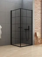 Kabiny prysznicowe - New Trendy New Soleo Black 90x90 D-0285A - miniaturka - grafika 1