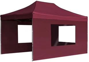vidaXL Profesjonalny, składany namiot imprezowy ze ścianami, 4,5 x 3 m - Pawilony ogrodowe - miniaturka - grafika 11