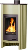 Piece wolnostojące - HS Flamingo HS Flamingo piecyk GRANDE I 17 kW oliwkowy HSF41-007 - miniaturka - grafika 1