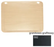 Akcesoria gastronomiczne - Cambro Taca gładka prostokątna 460 x 360 mm, granitowo - grafitowy | Capri CA3646/E82 - miniaturka - grafika 1